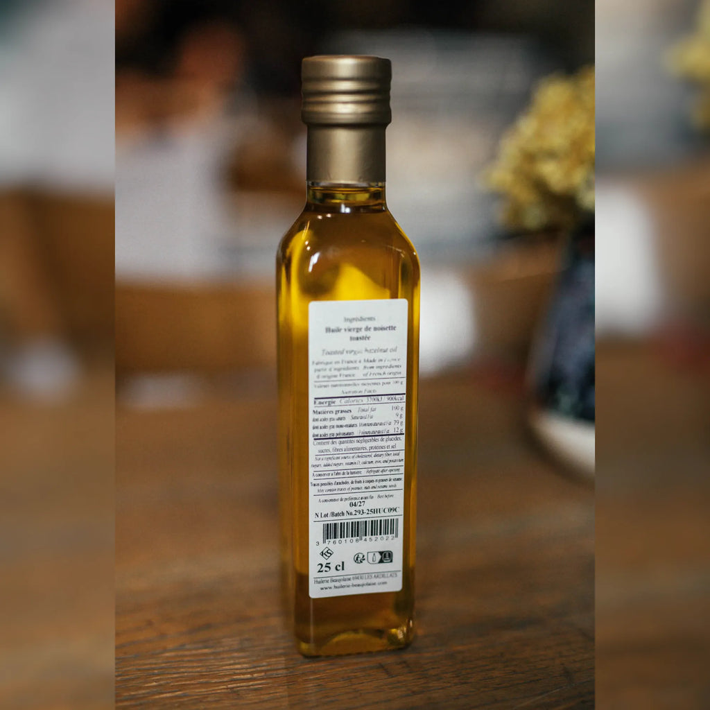 Virgin Hazelnut Oil – Huilerie Beaujolaise