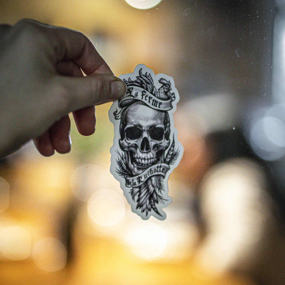 Set of 5 Skull Stickers